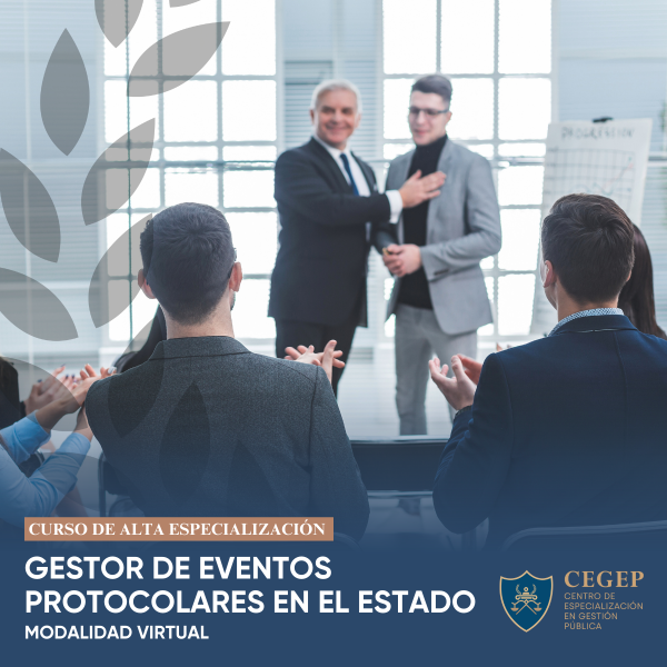 Curso Gestor de Eventos Protocolares en el Estado