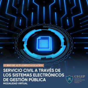 Servicio civil: Sistemas electrónicos